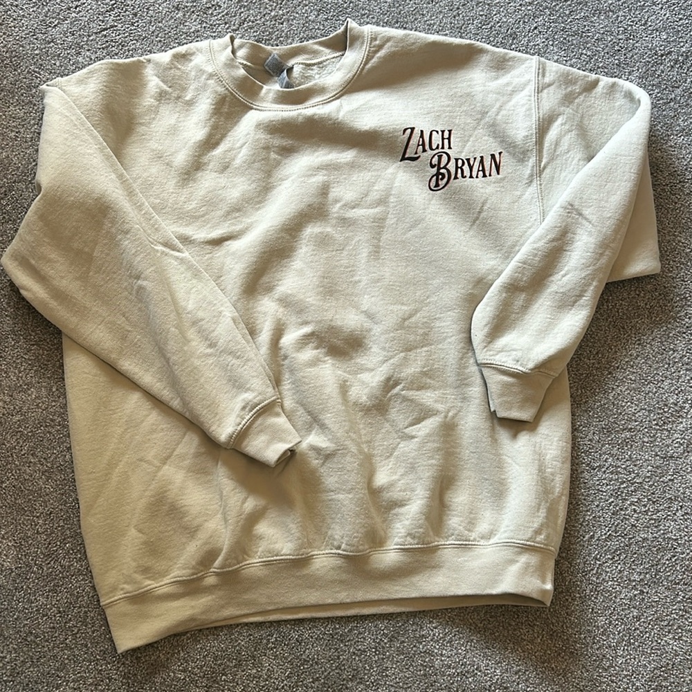 Zach Bryan sweatshirt, size L